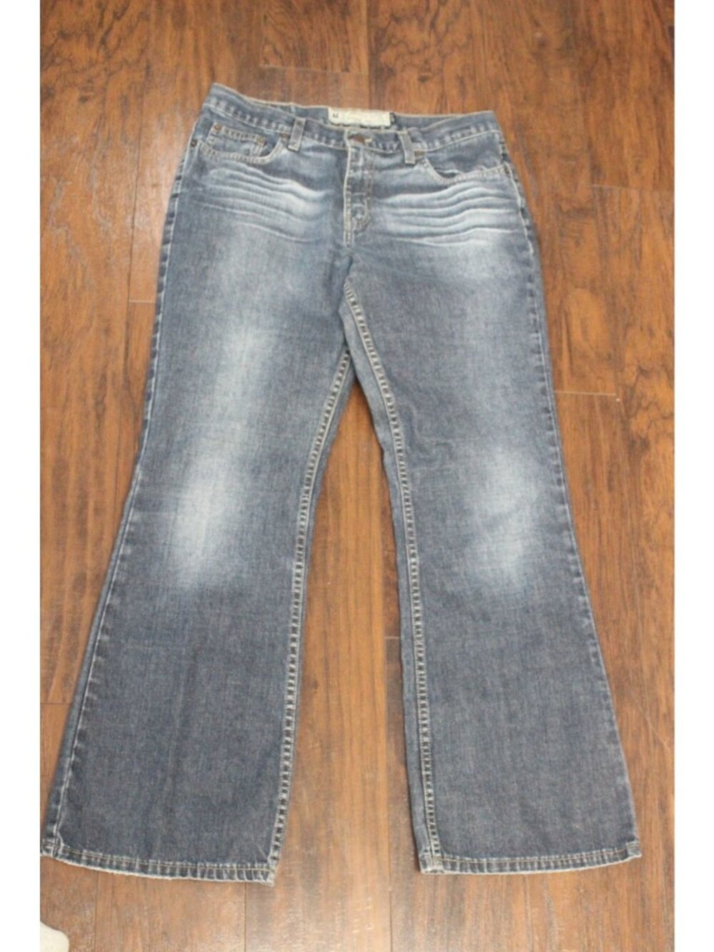 American Eagle Outfitters Womens Size 12 Bootcut Jeans Distressed Denim